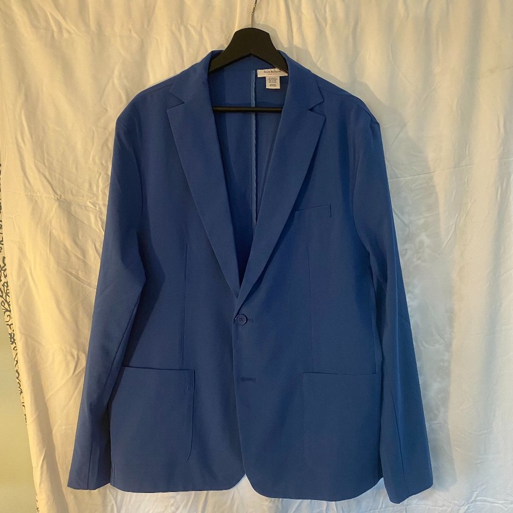 Isaac Mizrahi 44R(XL) Royal Blue Suit Blazer